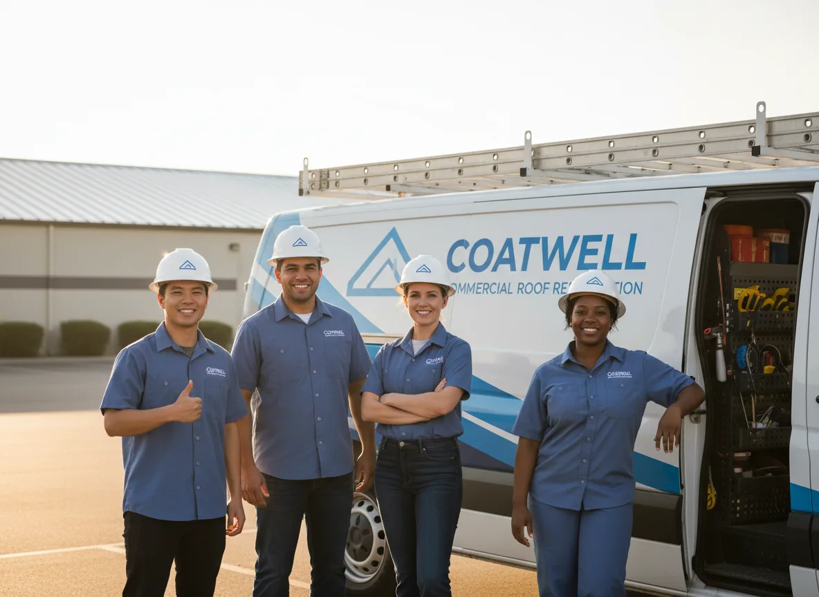 Commercial roof coating company in Earp, CA
